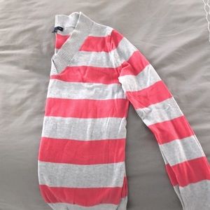 GAP striped v-neck sweater